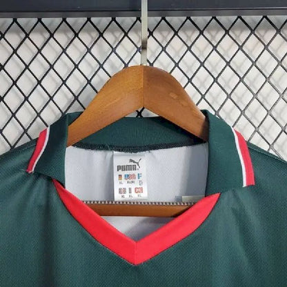 Camisa retrô de manga comprida da seleção principal do Marrocos 1998