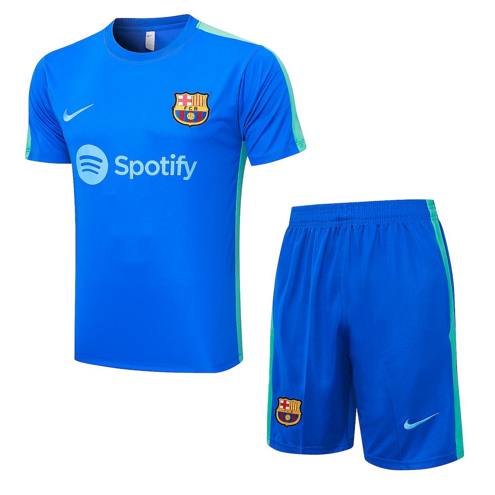 Camisa de treino adulto Barcelona 2023/24 + short 815