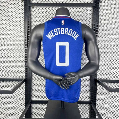 Camisa Russell Westbrook Azul Away Masculina 2023