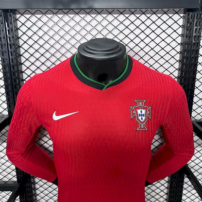 Camisa Portugal Euro 2024/25 Manga Comprida – Versão Jogador