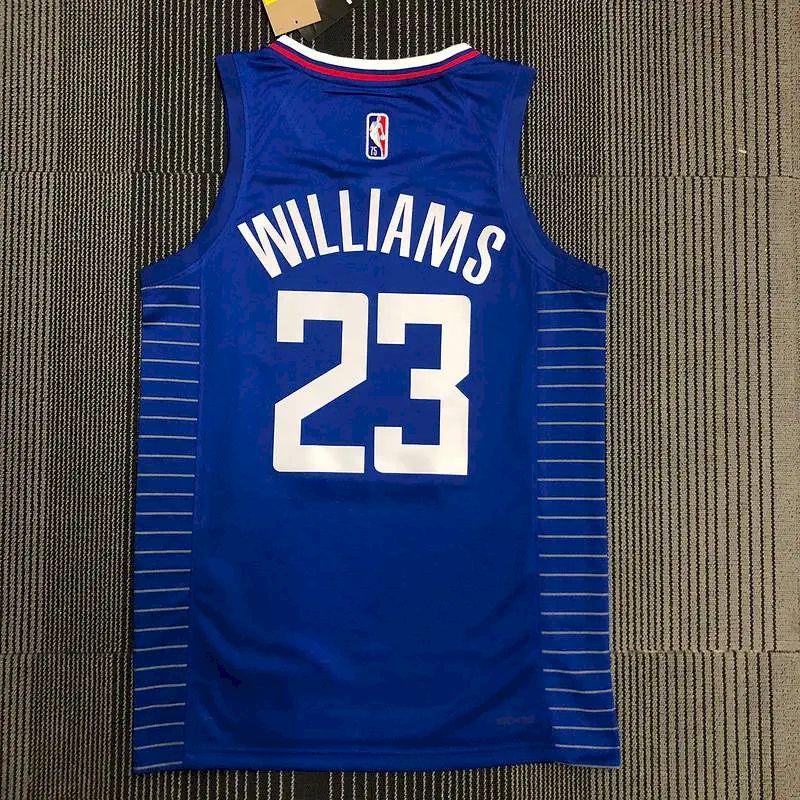 Camisa azul masculina Lou Williams Team – Edição de 75º aniversário
