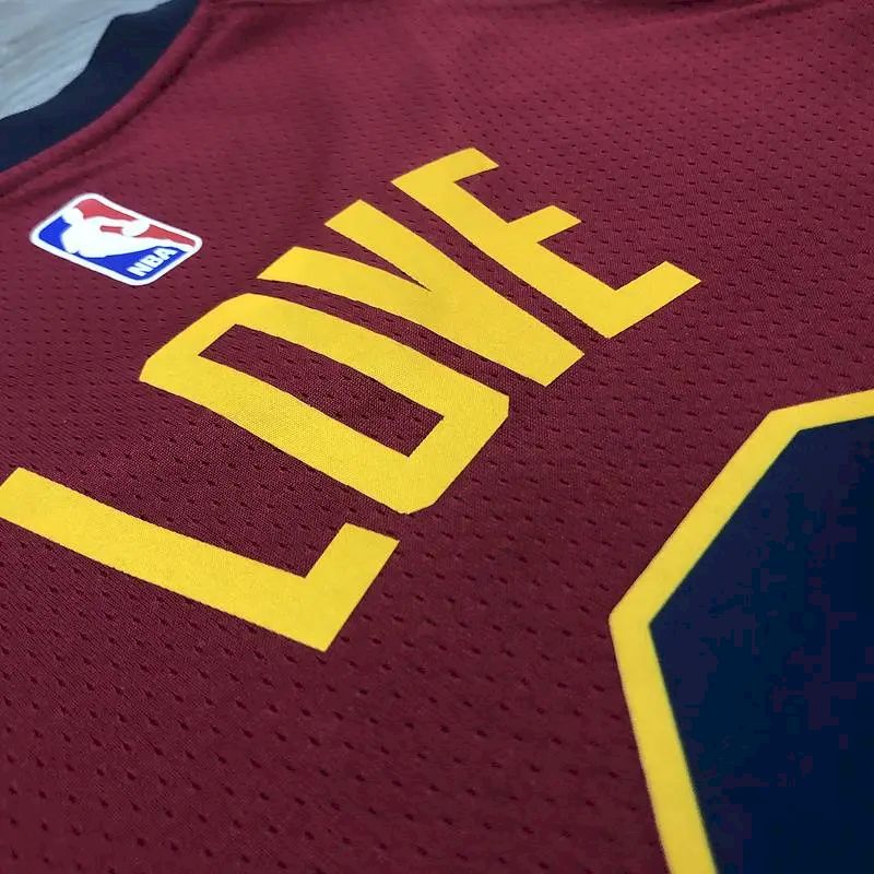 Men’s Kevin Love Maroon Swingman Player Version Jersey – Icon Edition