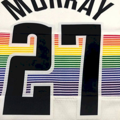 Camisa Jamal Murray White Masculina Versão Jogador - Edição Clássica Retro