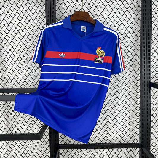 Camisa retrô da França 1984