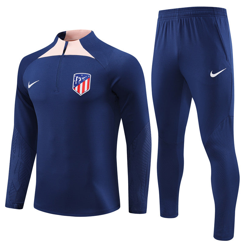 Suéter e calça adulto com zíper médio do Atlético de Madrid 2023/24 14001