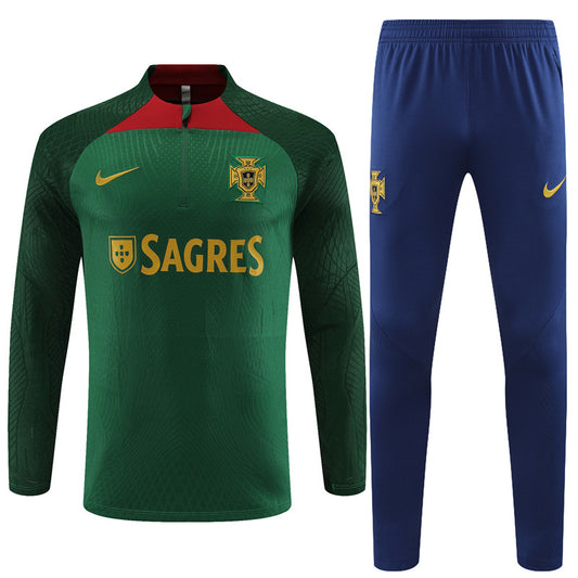 Portugal 2024/25 Half-Zip Adult Sweater+Pant 14001