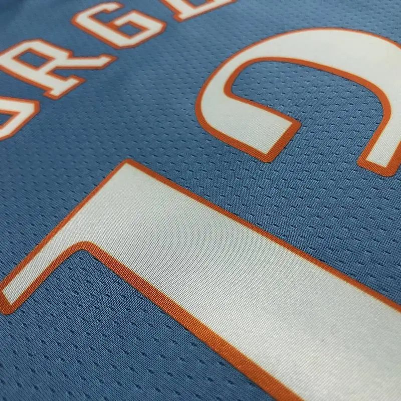 Camisa Paul George Azul Masculina do Time – Edição City do 75º Aniversário