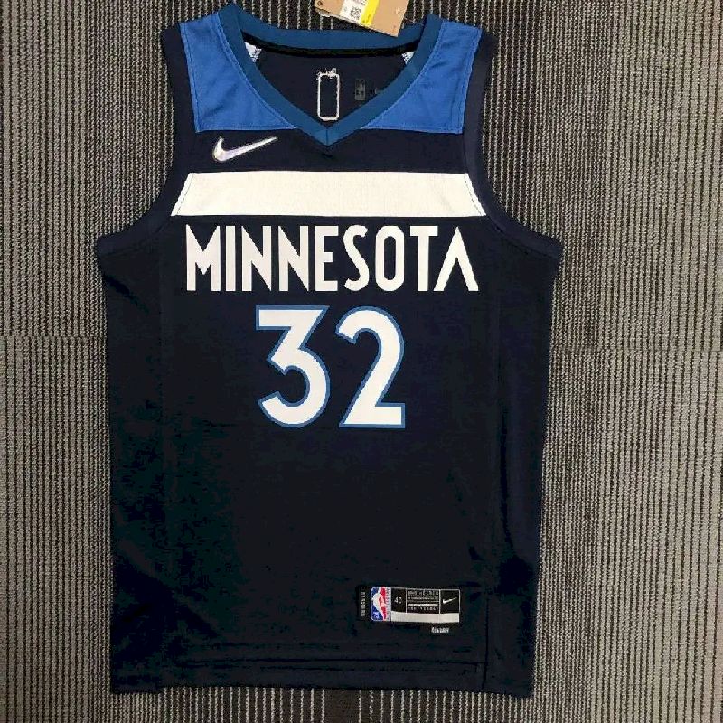 Camisa azul masculina Karl-Anthony Towns – Edição de 75º aniversário