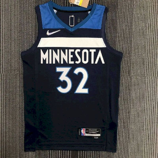 Camisa azul masculina Karl-Anthony Towns – Edição de 75º aniversário