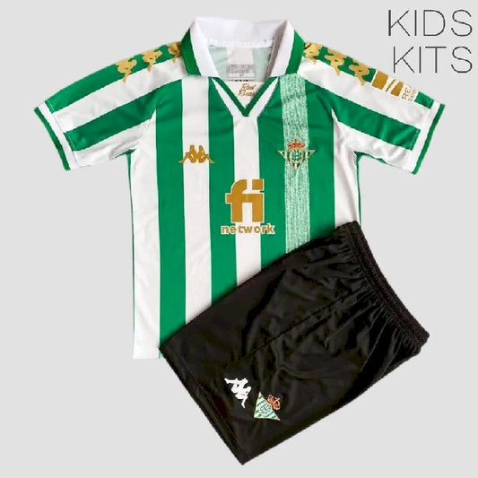 Real Betis 2021/22 Copa Del Rey Final Kids Kit