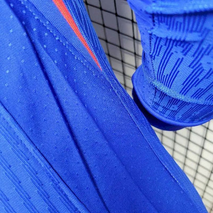 Camisa França 2024/25 Euro Home Manga Longa Versão Jogador