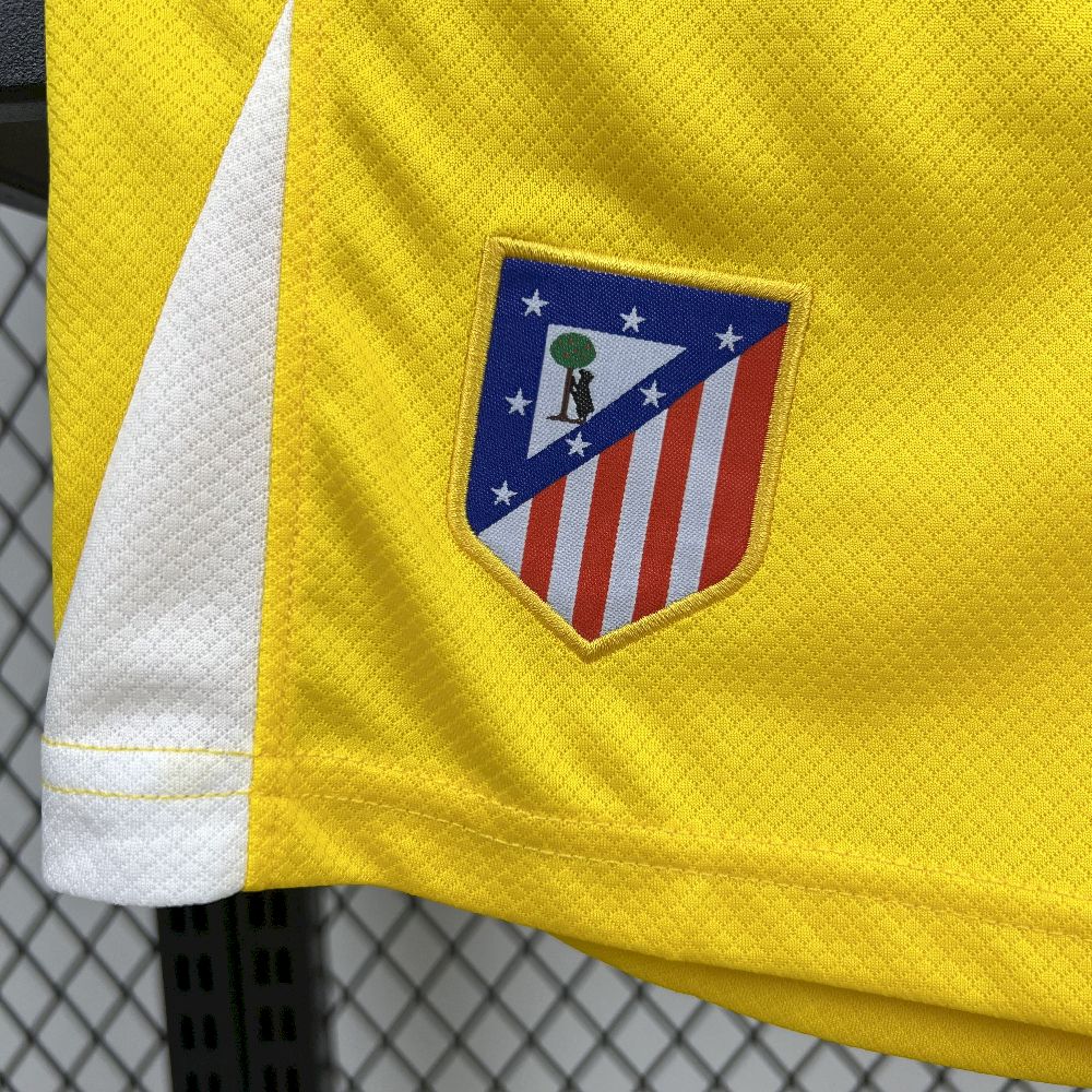 Atlético Madrid 2025/26 Yellow Goalkeeper Kids Kit
