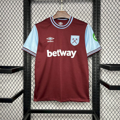 Camisa titular do West Ham United 2024/25