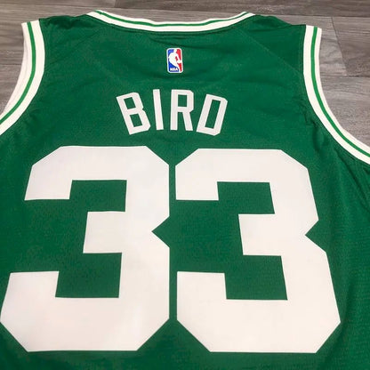 Camisa masculina Larry Bird verde versão jogador - Edição Ícone
