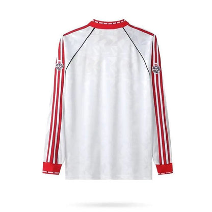Camisa retrô de mangas compridas da Copa dos Vencedores das Copas de 1991 do Manchester United