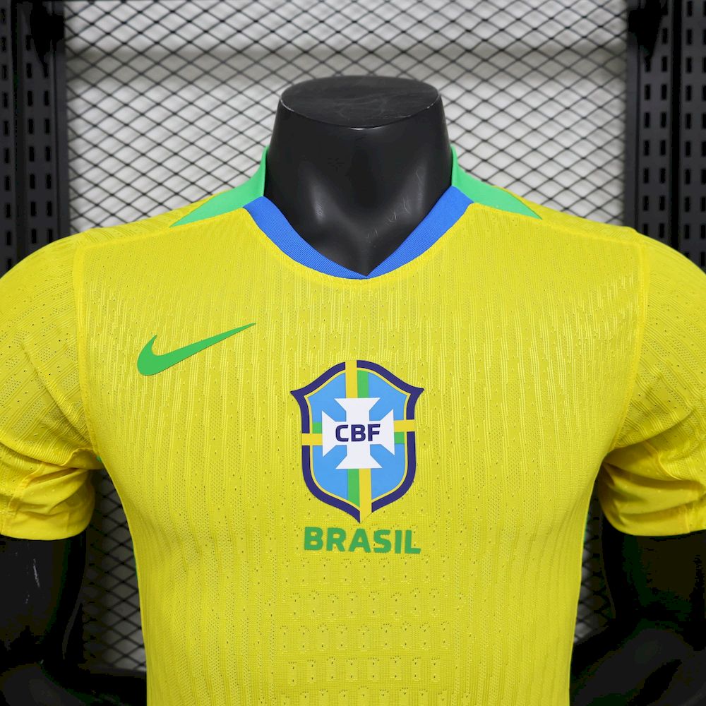 Men's Brazil 2025/26 Home Jersey Player Version