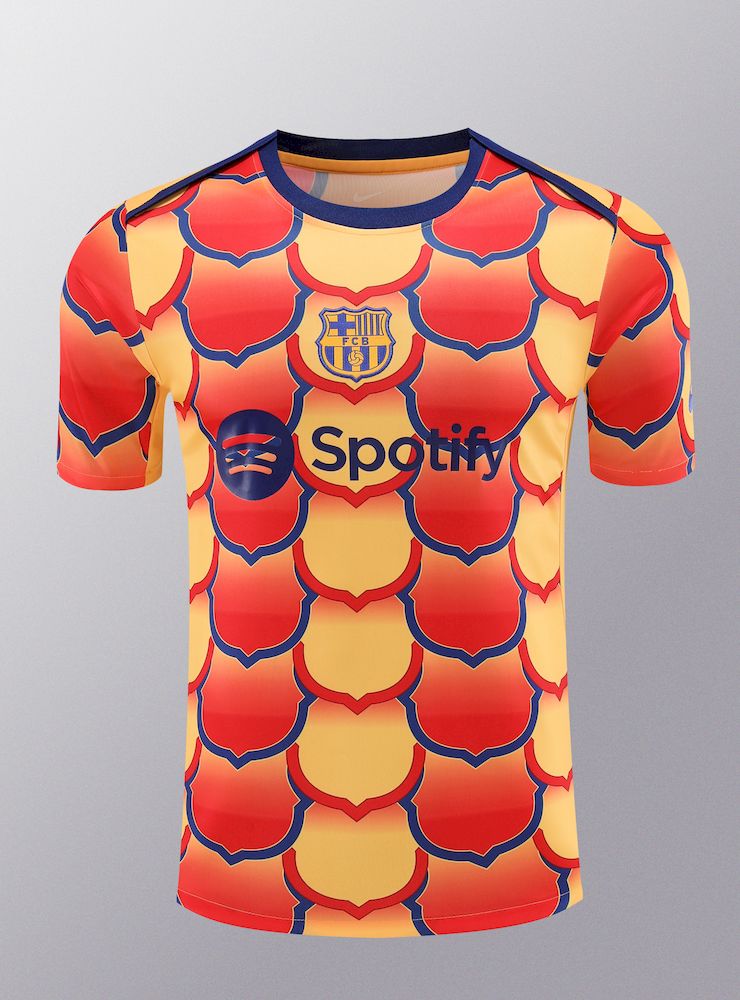 Camisa de treino adulto Barcelona 2023/24 + short 418