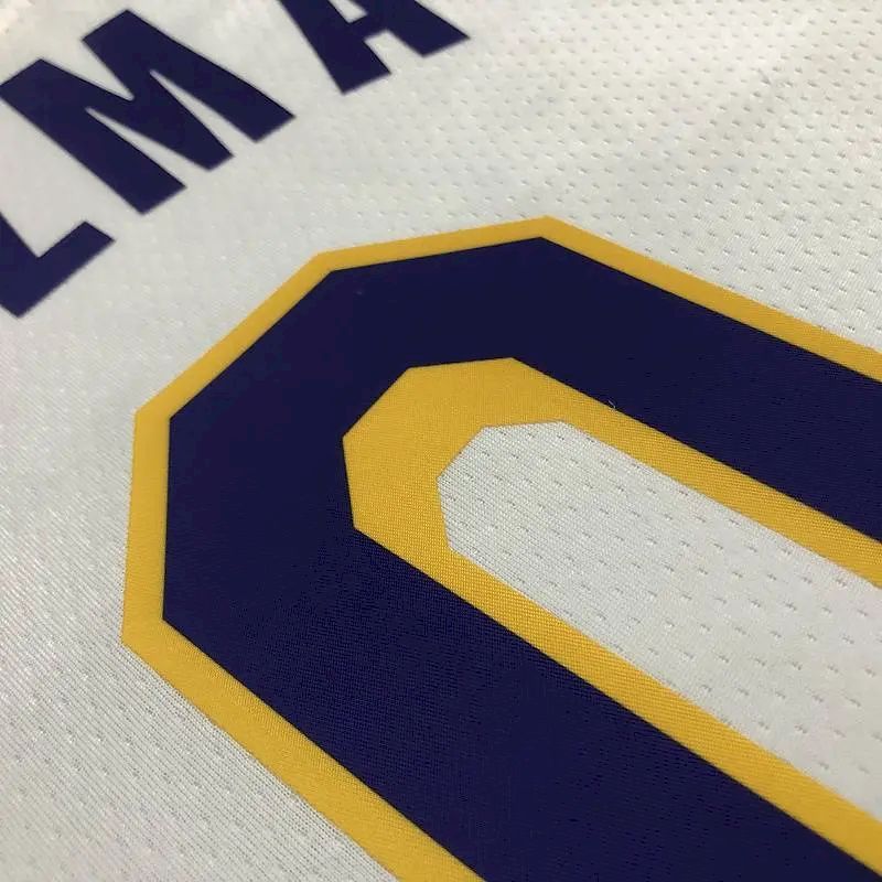 Men’s Kyle Kuzma White Team Jersey – 75th Anniversary Edition