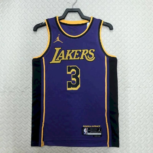 Camisa roxa masculina Anthony Davis Team – Edição Statement