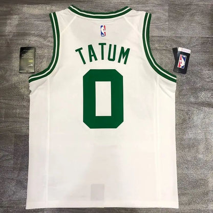 Camisa Jayson Tatum branca masculina versão jogador - edição associação