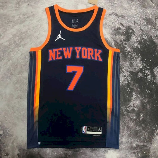 Men’s Carmelo Anthony Black Team Jersey – Statement Edition