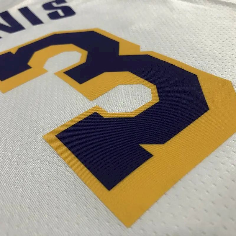 Camisa branca masculina Anthony Davis Team – Edição de 75º aniversário