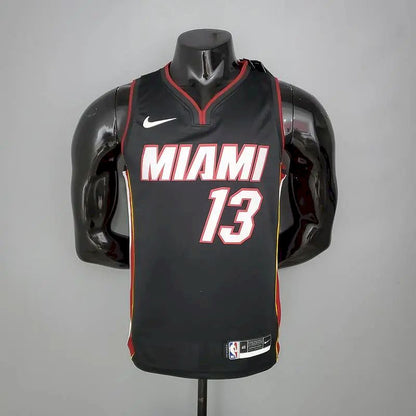 Camisa Masculina Bam Adebayo 2020-21 Preta Swingman Versão Jogador – Edição Ícone
