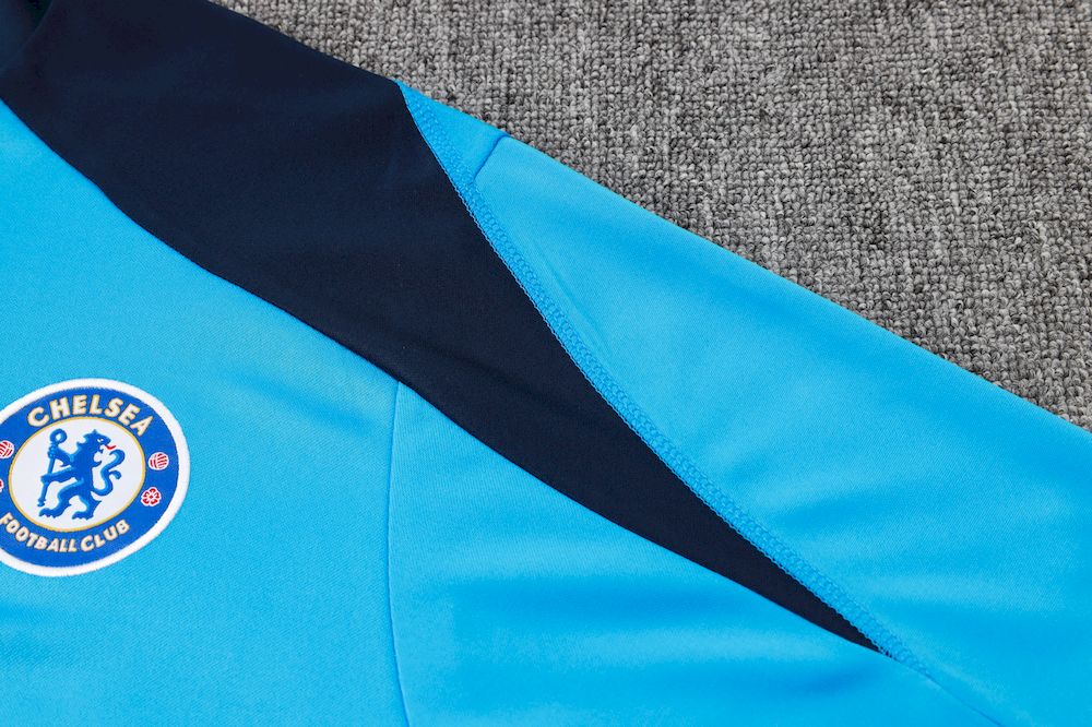 Suéter e calça Chelsea 2023/24 com zíper e meio zíper 815
