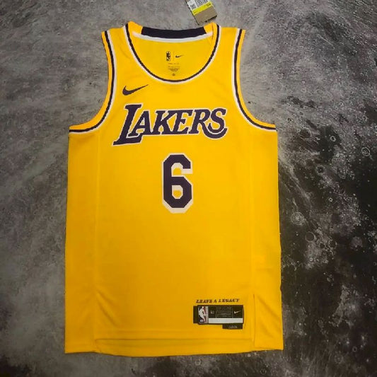 Camisa amarela masculina do time LeBron James