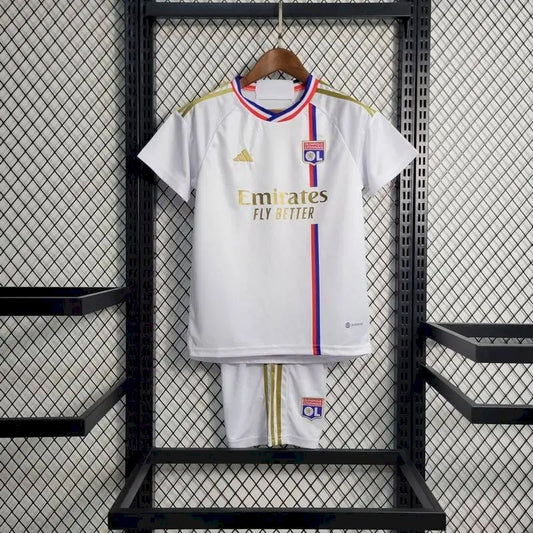 Olympique Lyonnais 2023/24 Home Kids Kit