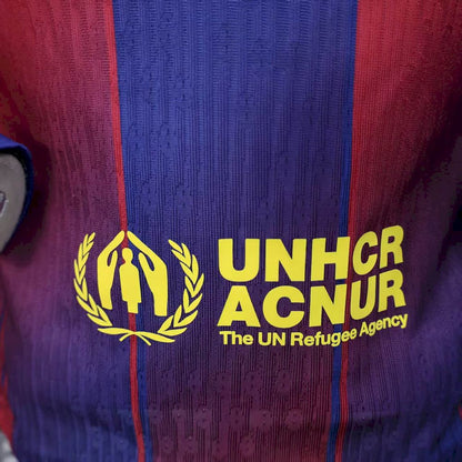 Barcelona 2025/26 Home Long Sleeves Jersey Player Version