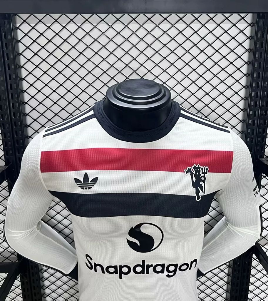 Camisa Manchester United Third 2024/25 de manga comprida, versão jogador
