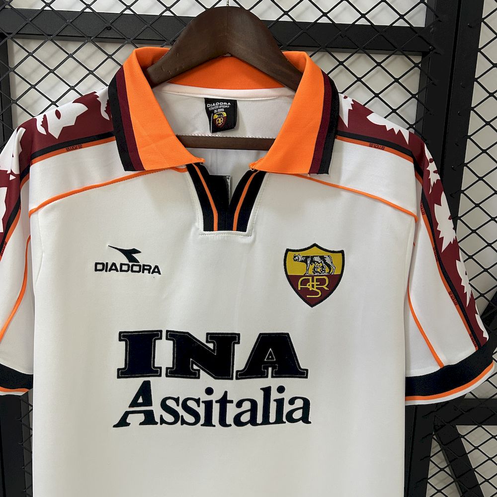 Camisa retrô reserva AS Roma 1998/99