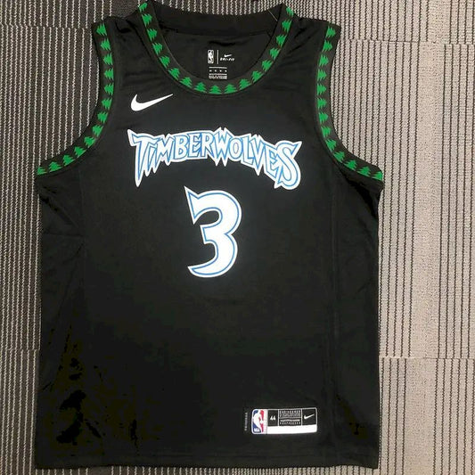 Camisa preta masculina Stephon Marbury Swingman – Edição Clássica