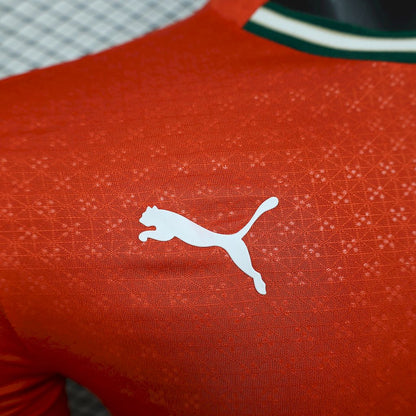 Men's Portugal 2025/26 Home Long Sleeve Jersey Player Version