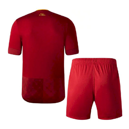 As Roma 2022/23 Home Kids Kit