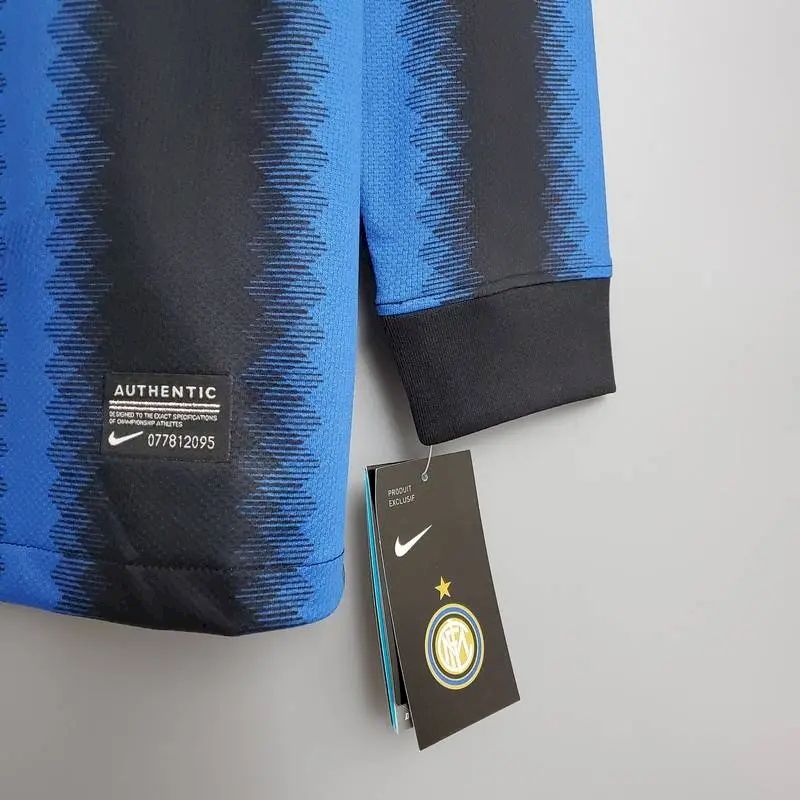 Camisa retrô de mangas compridas Inter de Milão 2010/11