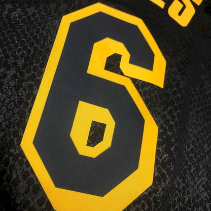 Camisa LeBron James Black Mamba versão masculina de jogador