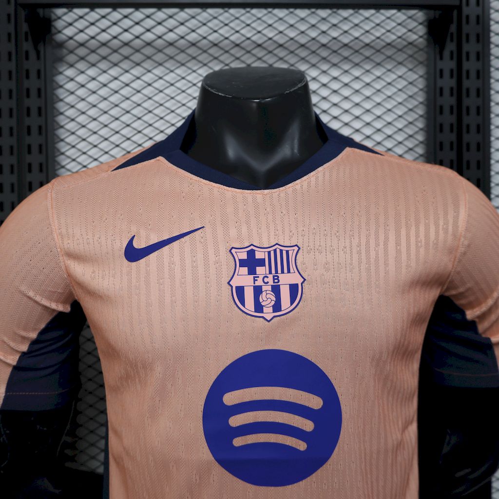Camisa de treino pré-jogo do Barcelona 2025/26 versão jogador