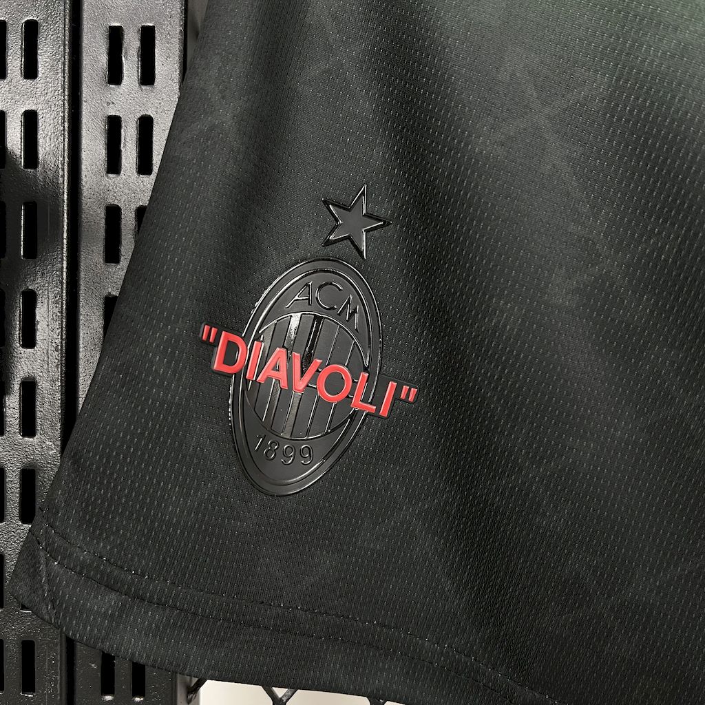 AC Milan 2025/26 Co-Branded Edition Dark Green Shorts