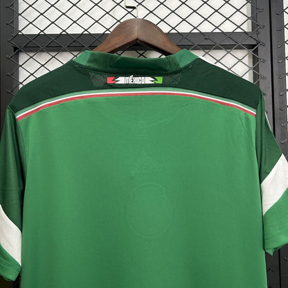 Camisa retrô da seleção do México 2014