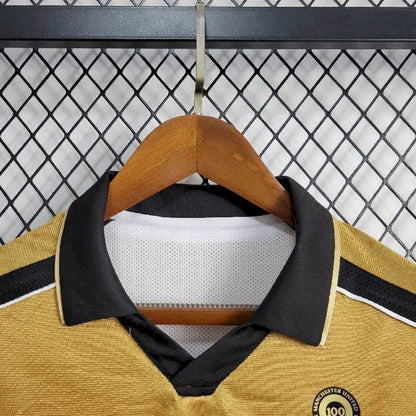 Camisa reversível do Manchester United Centenary 2001/02, reserva e terceira camisa retrô