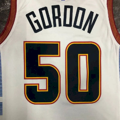 Camisa Aaron-Gordon Branca Masculina – Edição Cidade