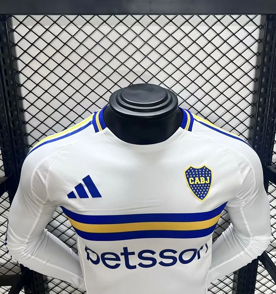 Camisa Boca Juniors 2024/25 Home Manga Longa Versão Jogador