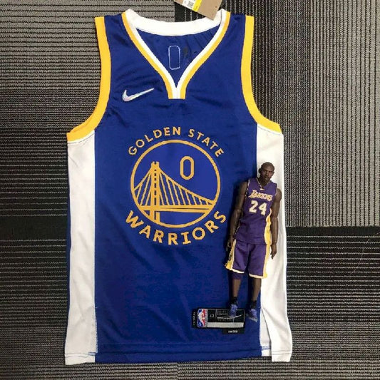 Camisa masculina Gary Payton II azul do time – edição de 75º aniversário
