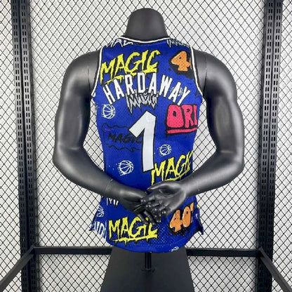 Camisa masculina M&amp;N 1994/95 Anfernee Hardaway Retro