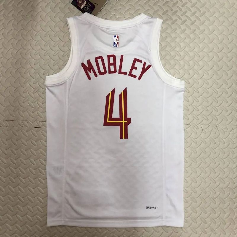 Camisa Evan Mobley Branca Masculina do Time da Casa