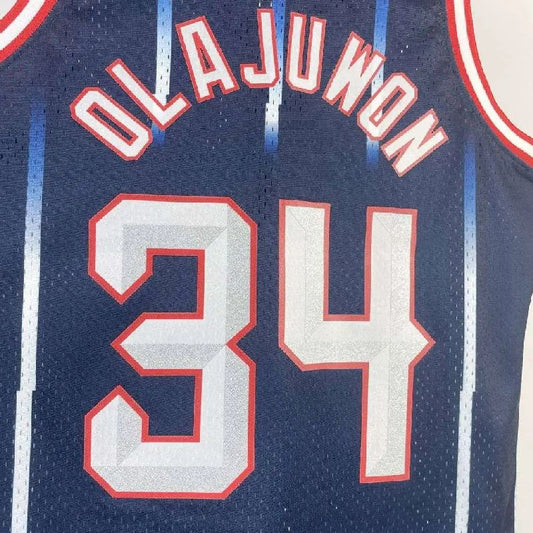 Camisa masculina M&amp;N Hakeem Olajuwon retrô 1996/97