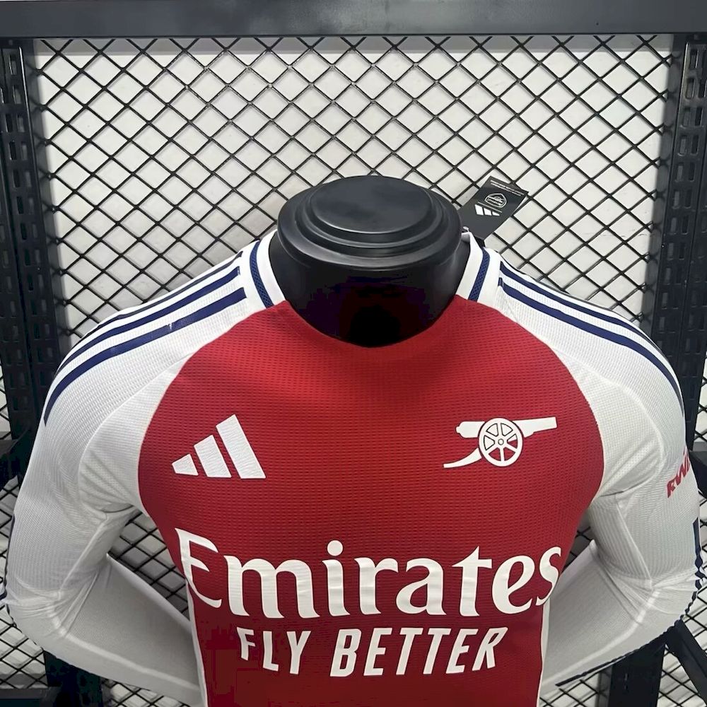 Camisa Arsenal Home 2024/25 de manga comprida, versão jogador