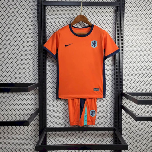 Netherlands 2024/25 Euro Home Kids Kit
